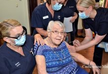 First jabs for Castlemaine