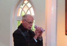 A kaleidoscope of memories George Milford and his kaleidoscope. Photo: Jim Foley.