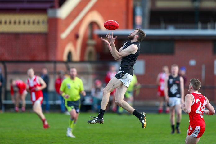 Magpie recruit Liam Wilkinson has had a stellar year for Castlemaine. Photo: Peter Banko.