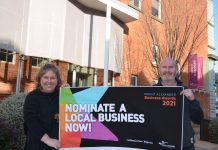 Nominate your favourite business Castlemaine Mail/Midland Express Sales Manager Lynda Brew and Mount Alexander Shire Council Manager Economy and Culture David Leathem encourage locals to nominate their favourite local business for the Mount Alexander Business Awards.