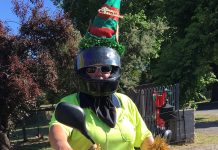 Santa’s little helper delights