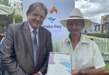 Australia Day – Survival Day events planned Former mayor Tony Cordy is pictured with 2021 Citizen of the Year Ian Gallagher. Who will be our 2022 Citizen of the Year?