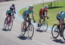 Cyclists converge on Castlemaine Castlemaine's Taylor Collier is pictured in action (centre) at the Castlemaine event. Photo: Max Lesser.