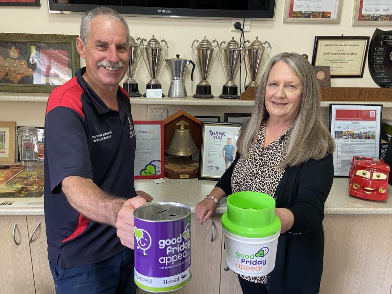 Newstead couple and dedicated CFA members Christopher and Cheryl Simmins urge the community to dig deep and support the life saving care and ground breaking research taking place at The Royal Children’s Hospital.