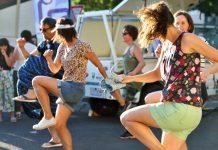 Chance to try dancing in the park