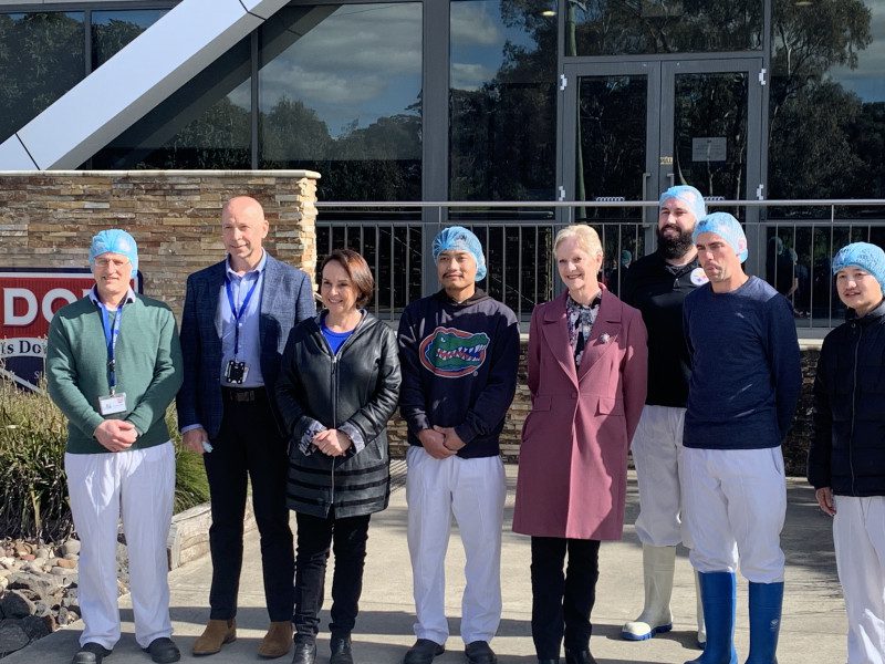 Minister for Employment Jaala Pulford is pictured at Don KR Castlemaine this week where she announced a $3.71 million partnership between Jobs Victoria and George Weston Foods to create 200 new jobs.