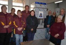 Lions support our RSL Castlemaine Lions Club members and Castlemaine RSL representatives are pictured with the brand new dishwasher on Wednesday.