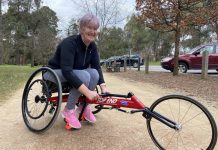 Sharnie hopes to inspire with marathon effort Castlemaine's Sharnie Digby has been training hard in preparation for this Sunday's Melbourne Marathon.
