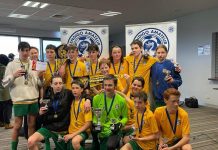 Castlemaine Goldfields FC celebrate Super Cup success Castlemaine Goldfields U14 Gold Double Winners taking out both the U14A Championship and Super Cup with a 100% win record in 2022.