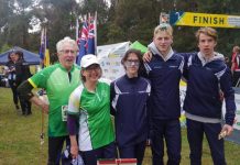 Goldfields host Australian Orienteering Championships Some of the Victorian team members are pictured at the event. Photo: Max Lesser.