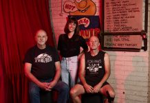 Locals scoop Music Victoria nominations Local nominees The Taproom's Doug Falconer, Theatre Royal Castlemaine's Felicity Cripps and Jace Rogers of DEAD are pictured at The Taproom. Photo: Fred Farquhar.