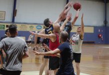 Basketball action aplenty
