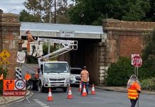Castlemaine graffiti response ramps up The Forest Street overpass was repainted in late November. Photo: Bill Wiglesworth.