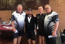 Busy week for Castlemaine bowlers Runners-up at the Diggers Rest tournament were fathers and sons Peter and Chris Brain and Paul and Lachy Darroch.