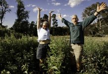 Harvest your potential Harcourt organic fruit growers Katie and Hugh Finlay will have you jumping for joy about your annual fruit harvest thanks to tips delivered through their all new online short course. Photo: Ella Henderson, Biomi Photo.
