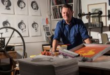 Local artist honouring our Diggers An exhibition by Castlemaine artist and restoration expert Clayton Tremlett honouring Victoria's World War I Diggers - IMMORTALS - will be officially launched at the Central Goldfields Art Gallery tomorrow, April 29. Photo: James McArdle.