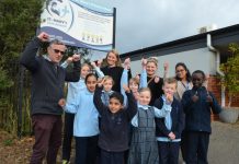 Walk Safely to School Day celebrated Students and staff at St Mary's Castlemaine were proud to participate in National Walk Safely to School Day.