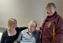 Lions Club life membership for Ross Williams