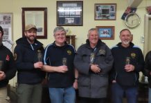 Rifle Club Championships begin Tony Skinner, Jamie Griffin, Darren Ward, Richard Ruddick, Greg Brown and Chris Jolme.