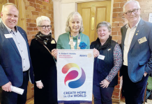 Rotary welcomes new president