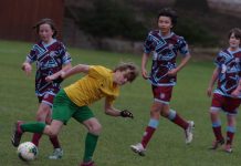 World Cup Fever hits The Castlemaine Goldfields U14A Gold Mixed side gave their all against a determined Kyneton. Photo: Max Lesser.