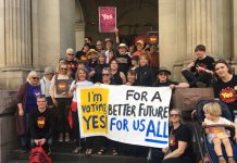 Local supporters join Melbourne ‘Yes’ walk
