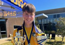 Wilson flying high after treble