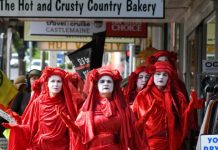 Climate activists take to the streets