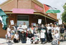 Peaceful Palestine protest