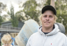 My Castlemaine with Chris Cassidy AKA Fluff