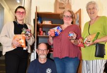 Community House cupboards are bare