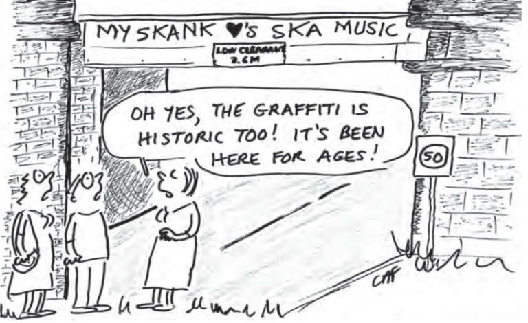 Vandals send a message to council on graffiti