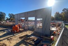 Supermarket takes shape