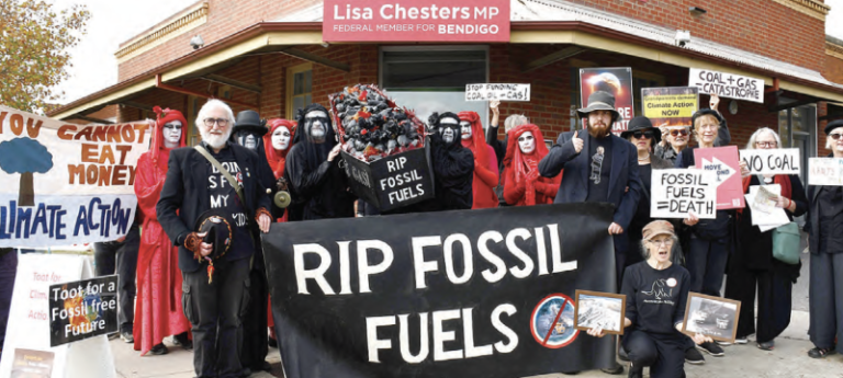 Climate activists highlight grave issue