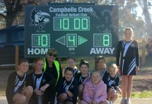 Campbells Creek netballers celebrate wins