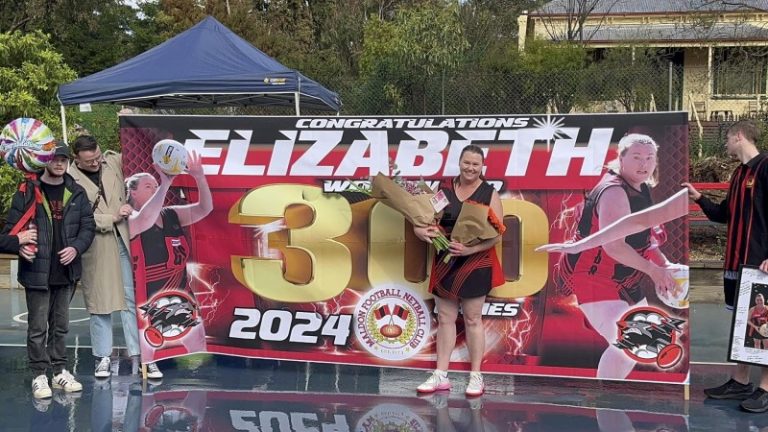 Liz celebrates 300 games!