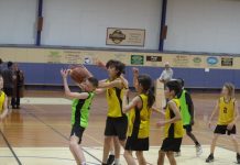 Basketballers hit the court