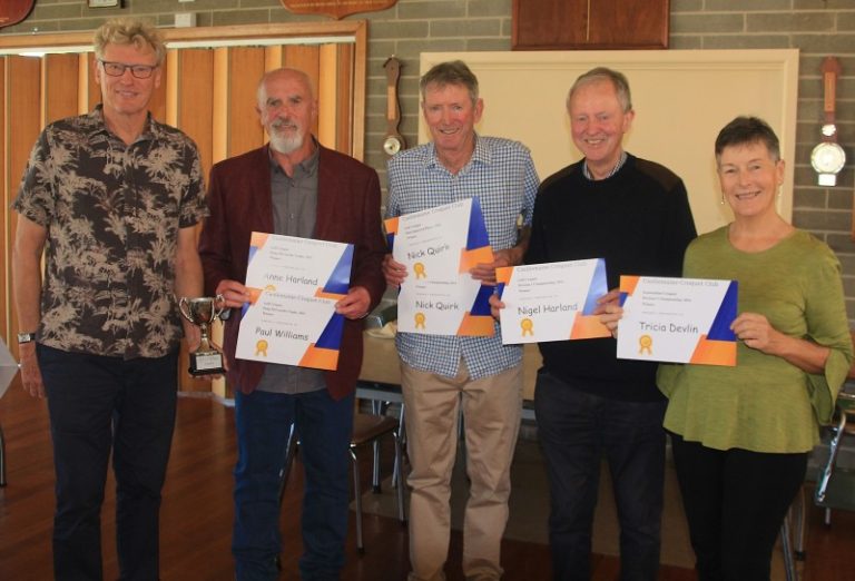 Croquet champs celebrated