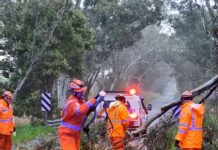 Severe storm activity