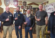 Rifle shooters on target