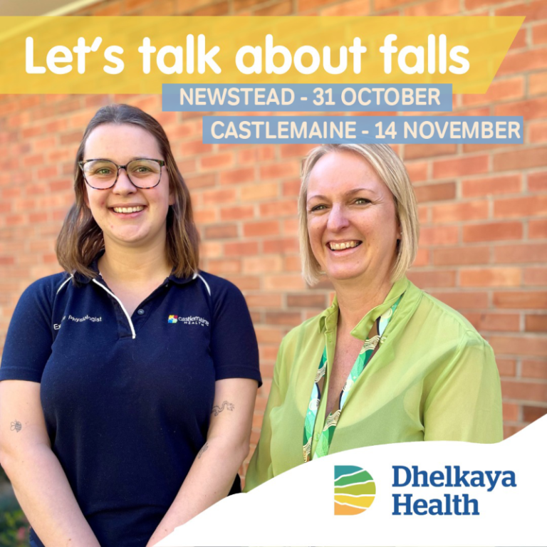Falls talks at Newstead and Castlemaine