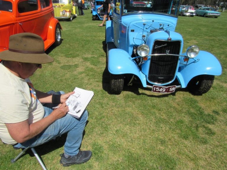 Rods and art on show