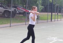 Fine weather for tennis