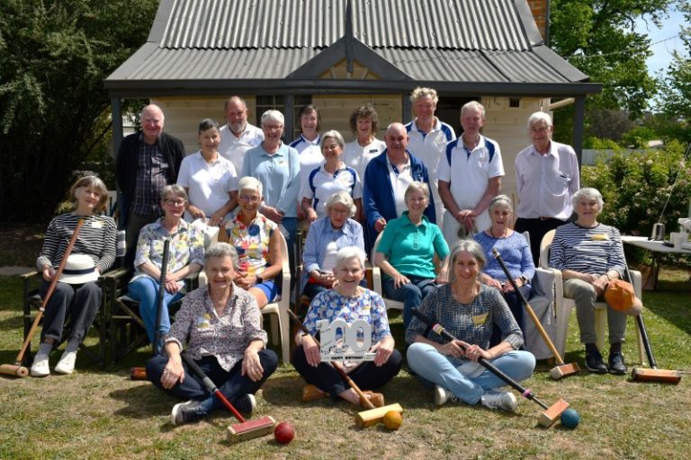 Croquet club celebrates 100 years