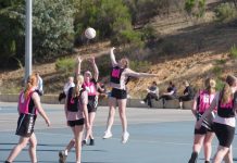 Netballers leap into action