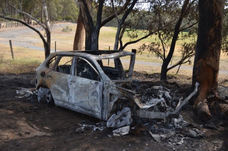 Lucky escape for driver