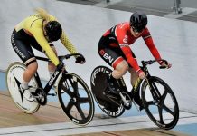 Cyclists excel on the track
