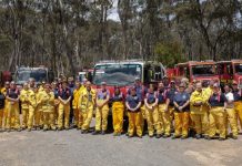 Local brigades converge in Fryerstown