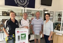 Life-saving donation for Barkers Creek CC