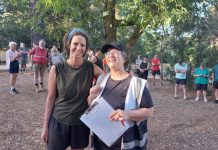 Great field at Parkrun